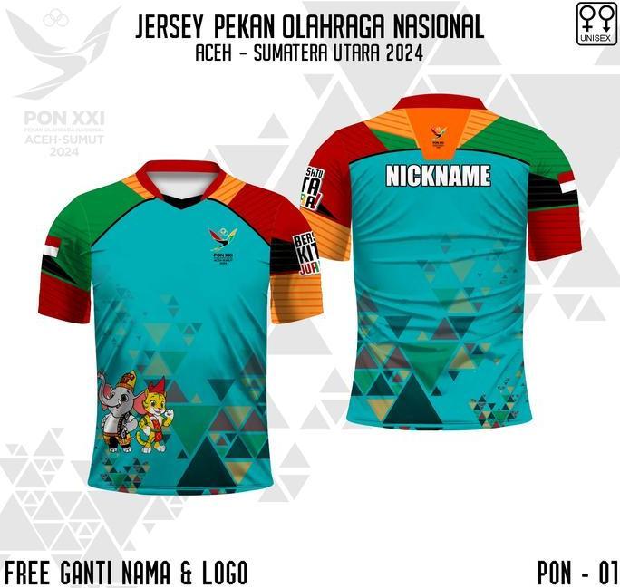 Viral Kaos jersey PON Aceh XXI 2024 baju Pon aceh terbaru