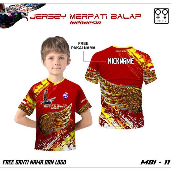 Viral Kaos jersey merpati anak baju merpati balap sayap terbaru