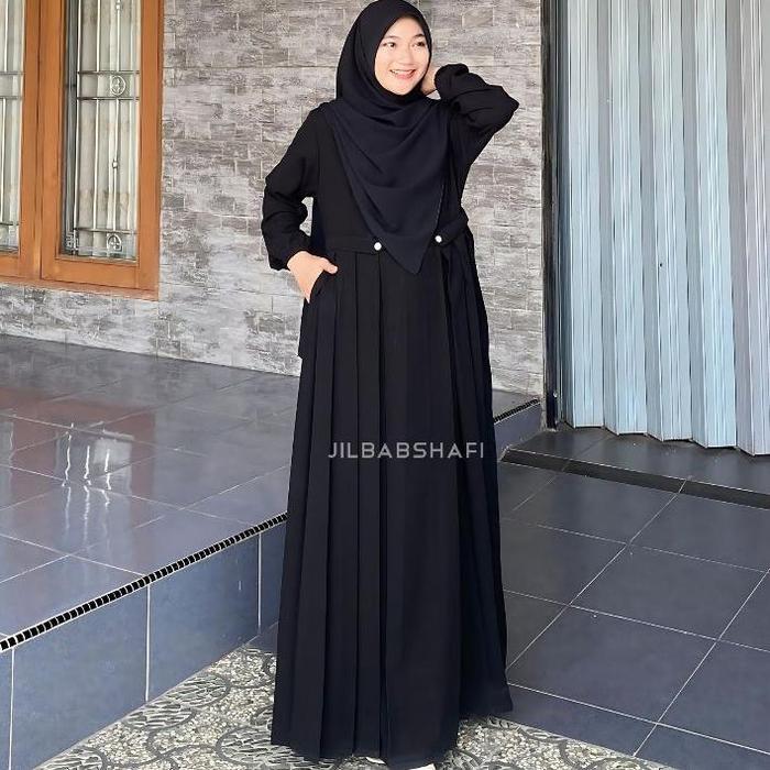 GAMIS NIKITA WOLFIS RAYON CRINKLE PREMIUM JILBABSHAFI