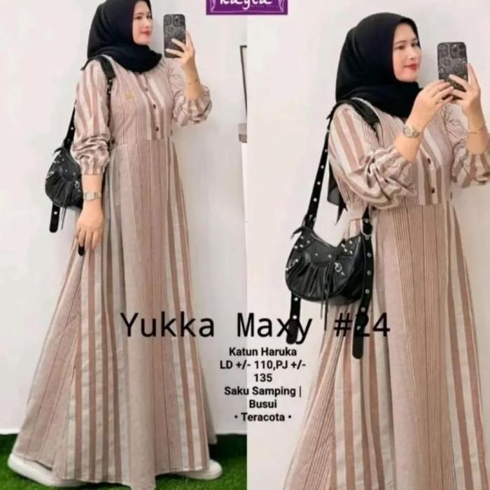 Gamis wanita Yuka maxy #19/yuka maxy#24/Yuka maxy#29