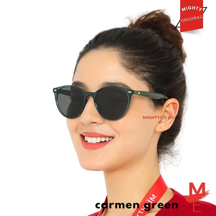 MIGHTY Kacamata Hitam Sunglasses Wanita CARMEN GREEN