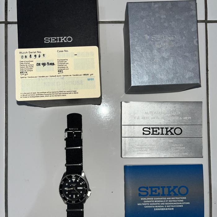Jam Seiko 5 SRPD55K3 Second