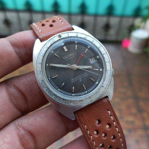 Seiko GMT Navigator timer 6117-8000 water proof citizen orient omega longines tissot bulova 6139 5 s