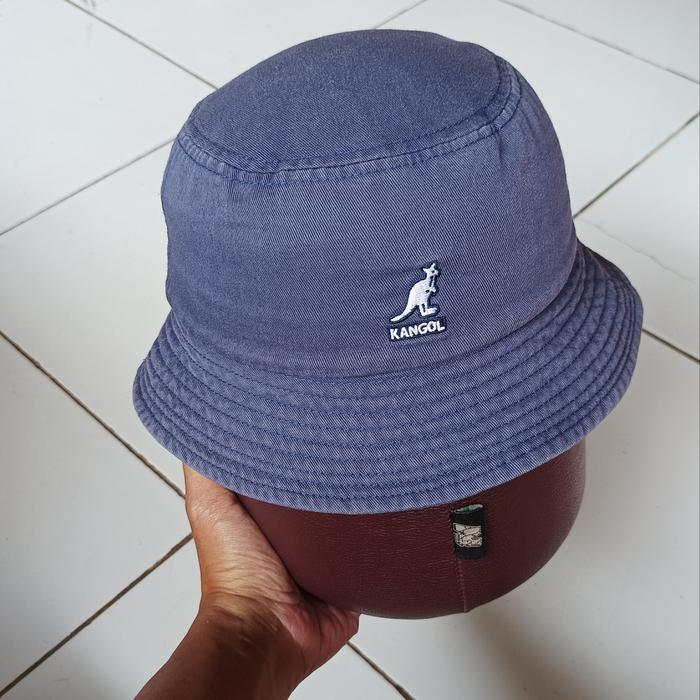 topi bucket kangol washed second
