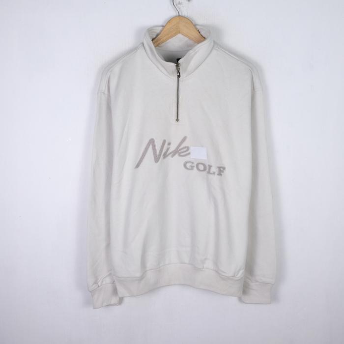 CREWNECK VINTAGE N1KE GOLF HALFZIP CN35 SIZE M-L ORIGINAL PRELOVED