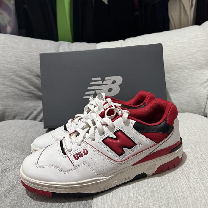 New balance 550 red original (GOSEND ONLY)