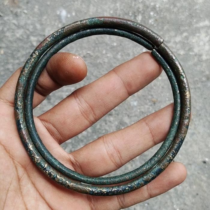 Gelang , Kuno Lawas , Dayak Kalimantan, Asli Temuan Antik
