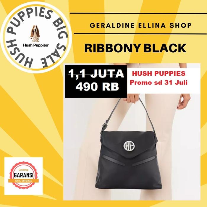 TAS WANITA HUSH PUPIES ORIGINAL SERI RIBBONY SHOULDER BAG