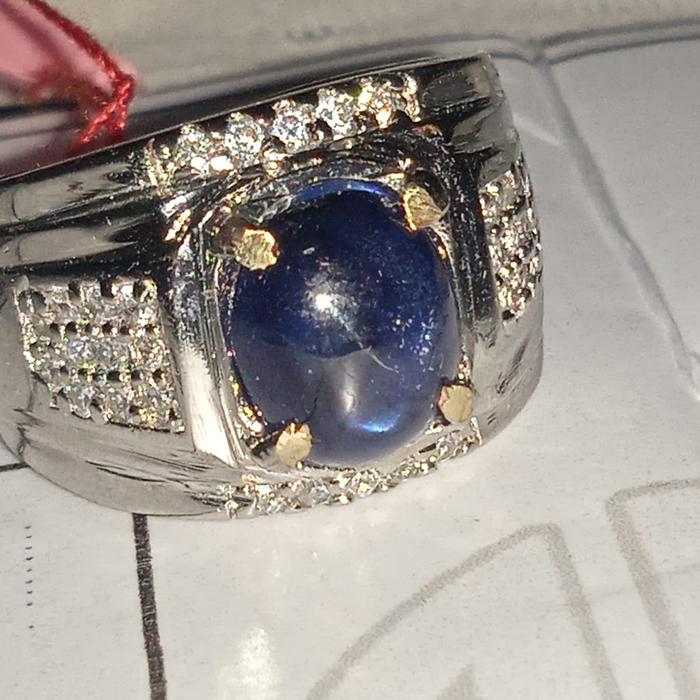 batu blue safir sailon Memo asli saphire safir blue