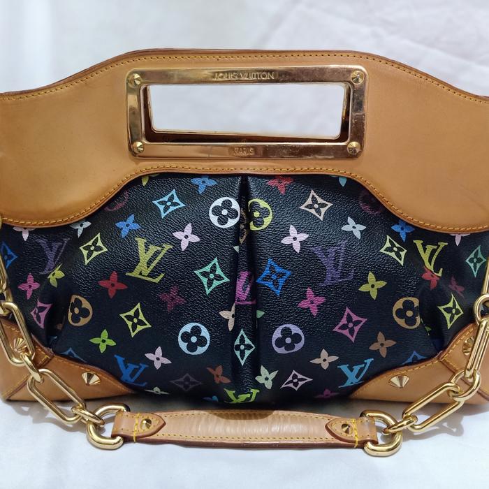 Preloved LV Judy Multicolour Black MM 2013