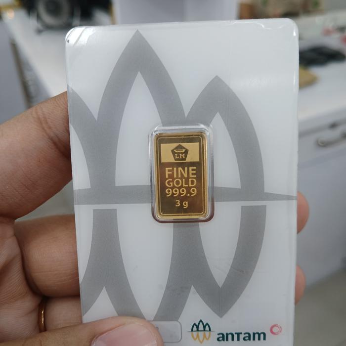mas antam 3 gr kadar 999.9 %