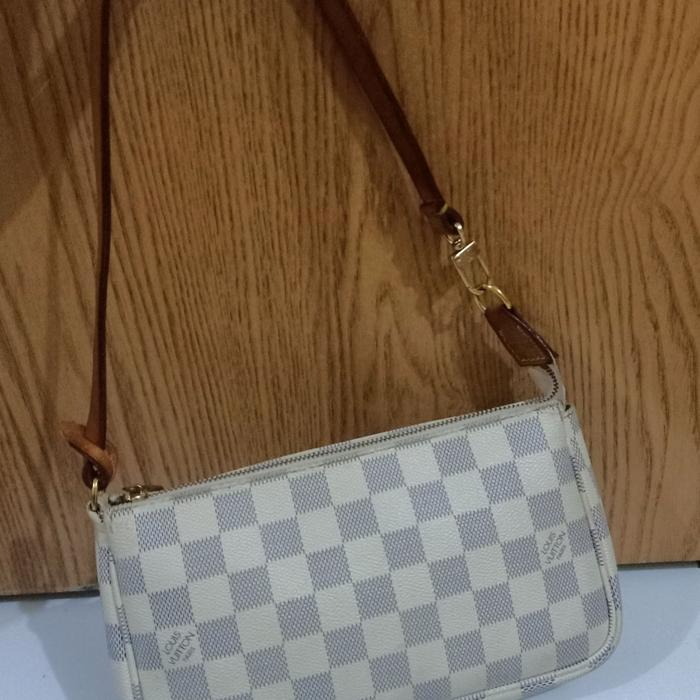 Preloved LV Damier Azur Pochette 2007