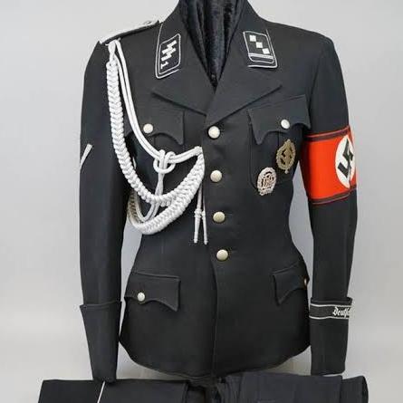 Seragam allgemeine ss jerman ww2 hitam