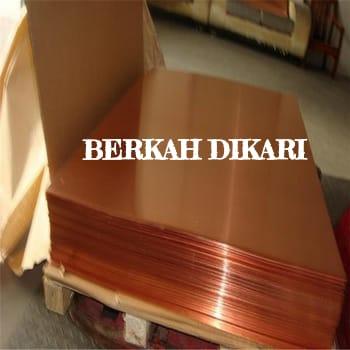 Plat tembaga 20x100x200mm