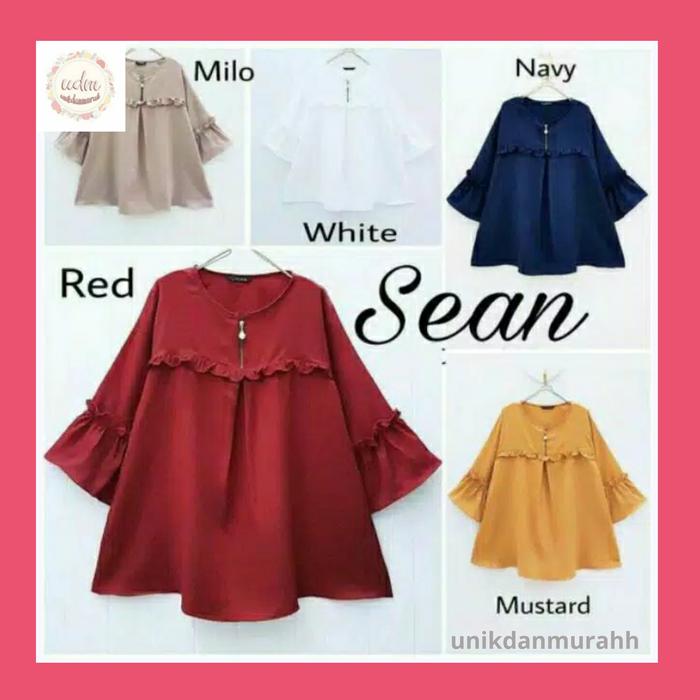unikdanmurahh - Sean Blouse / Sean Top / Baju Atasan Blouse Wanita