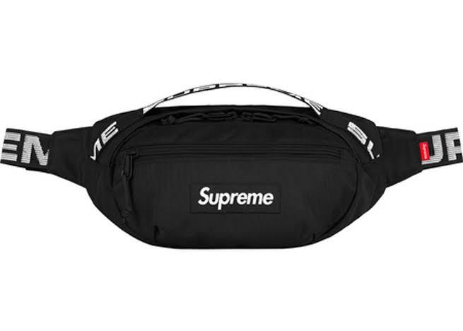 Supreme waistbag SS 18 Black