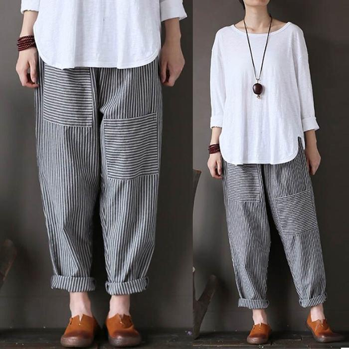 ZANZEA celana panjang big size 5 XL bahan import Elastsis Trendy dan