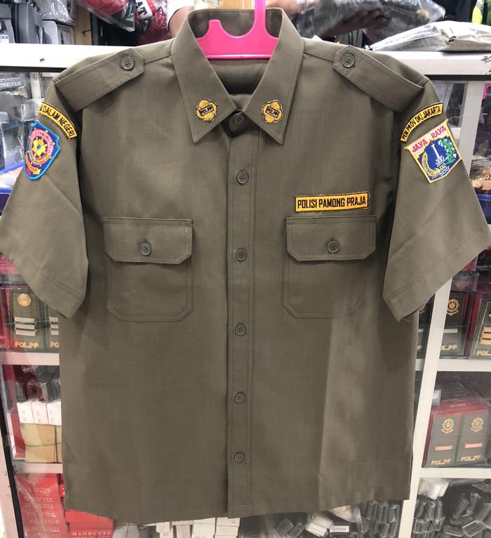 Baju PDH Pol PP Baha Luster