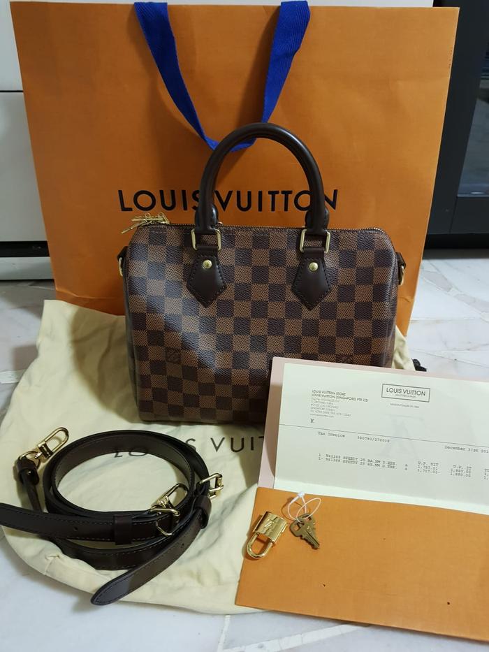 Preloved LV Bandou 25 Damier