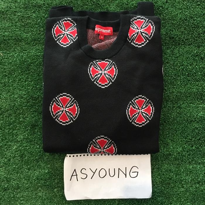 SUPREME INDEPENDENT CREWNECK