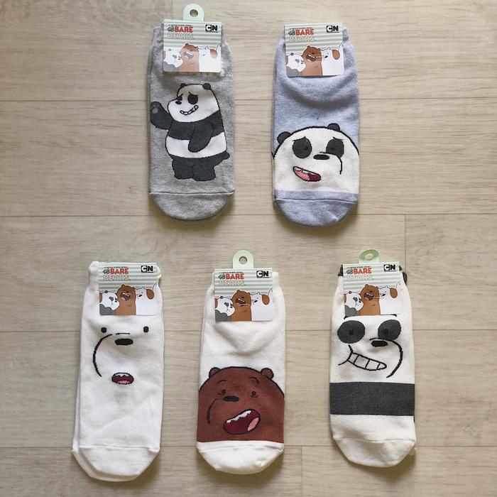 Kaos kaki korea We Bare Bears Edition