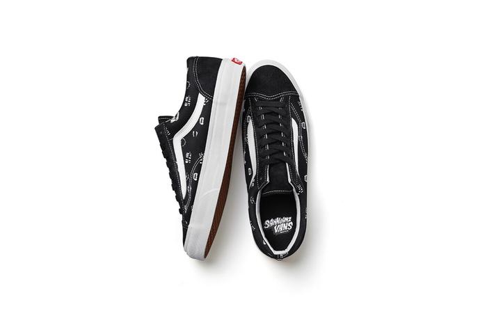 vans style 36 x sankuanz dog black