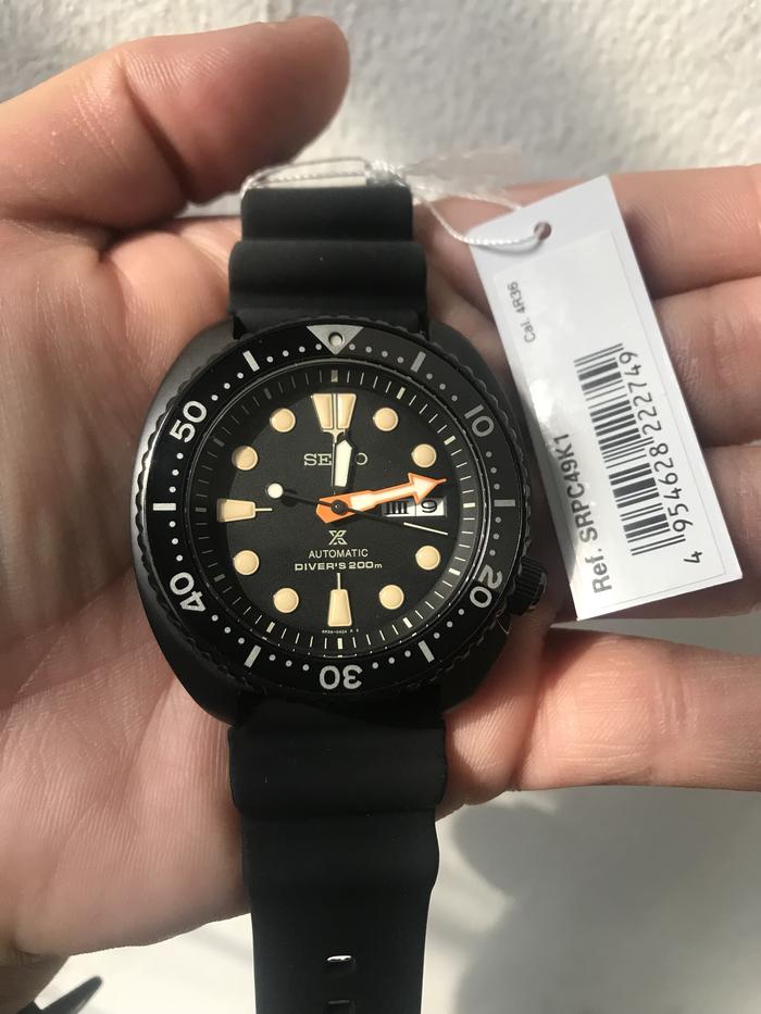 Seiko Prospex Black Turtle SRPC49K1 Limited Edition All Black
