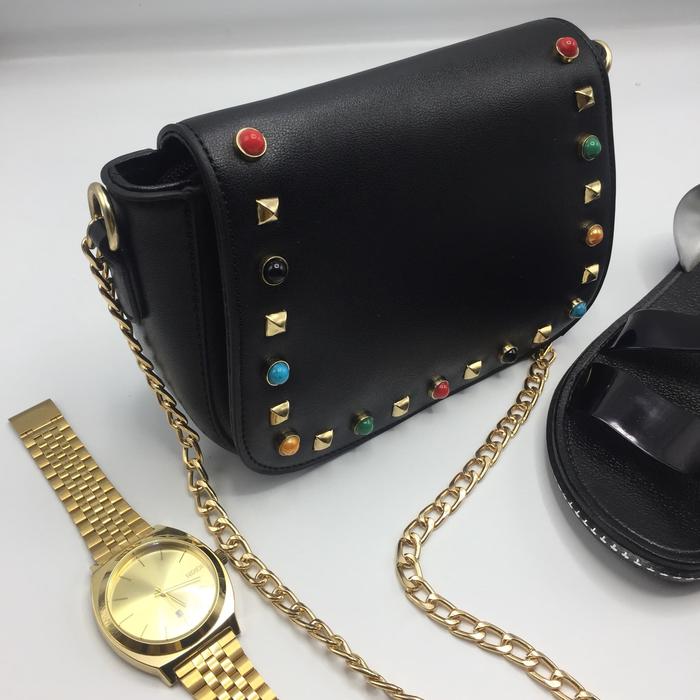 Tas wanita import tali rantai model stradivarius zara