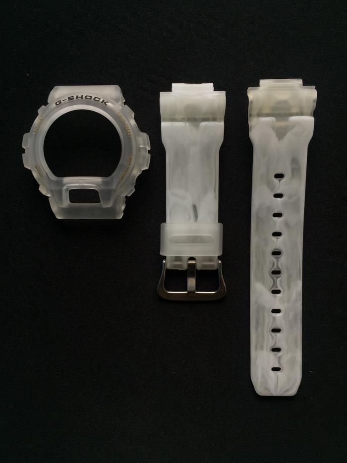 Bazel and Band Gshock dw 6900 XLV jelly super rare