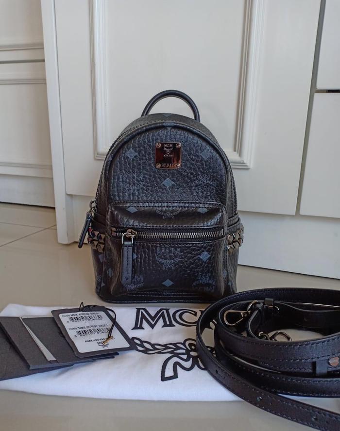 Preloved MCM Bebeboo mini back pack black
