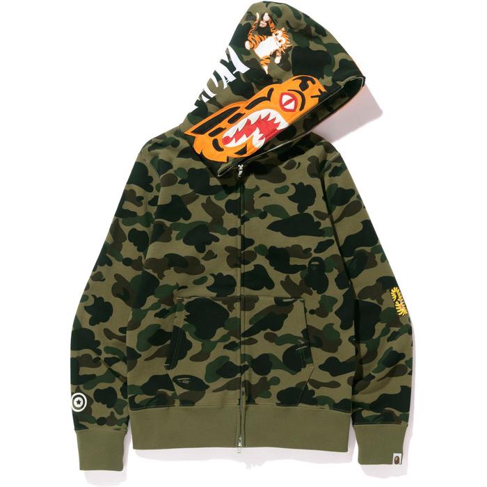 A Bathing Ape 1st Camo Tiger Full Zip Hoodie (100% Authentic)