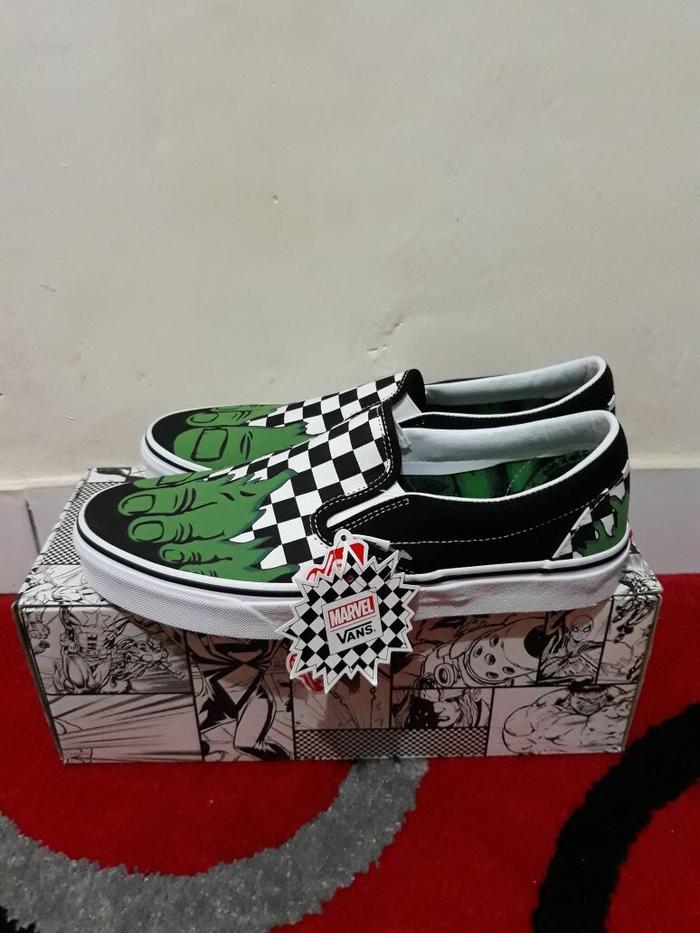 Vans X marvel Hulk slip on