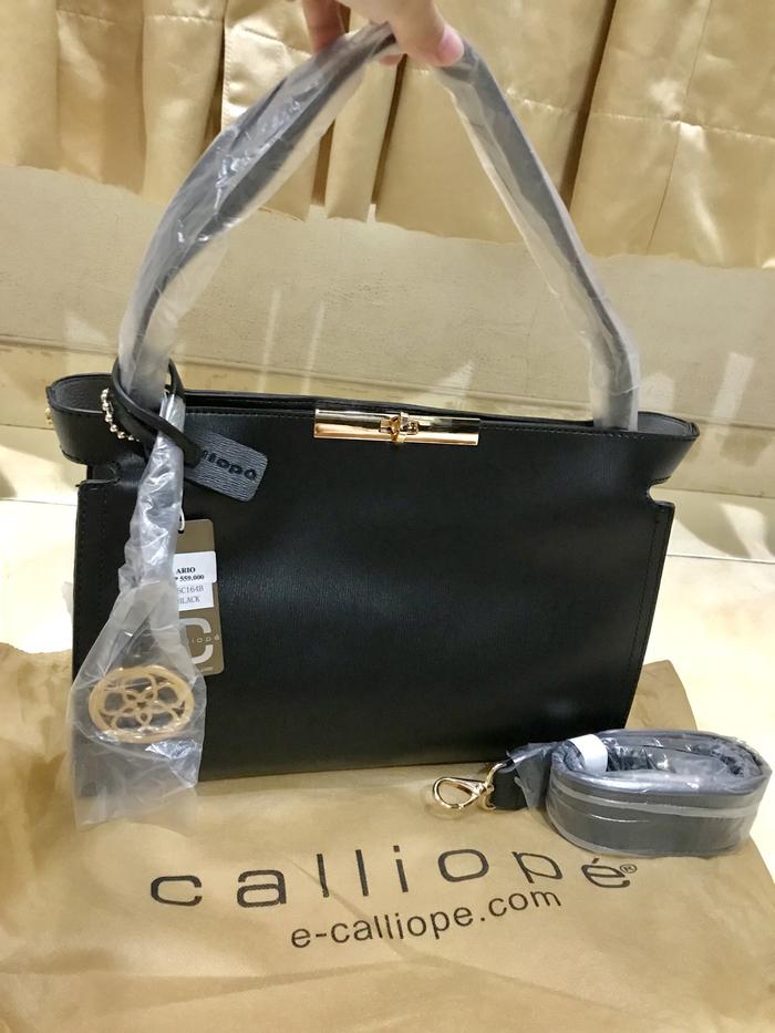 Ori tas wanita merk Calliope/ Lady’s shoulder bag Calliope - black