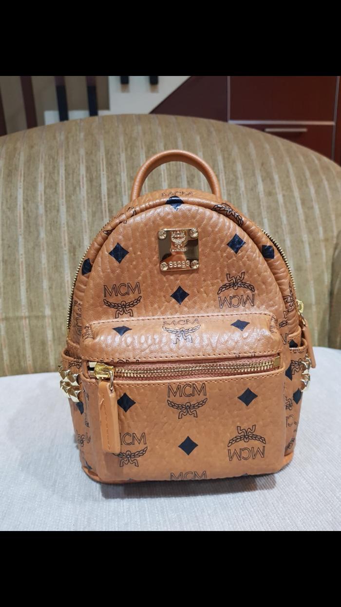 Preloved MCM Bebeboo Mini Backpack Coklat