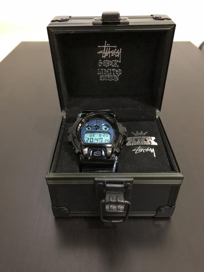 Casio Gshock DW 6900FS Stussy Blue 30th Aniv
