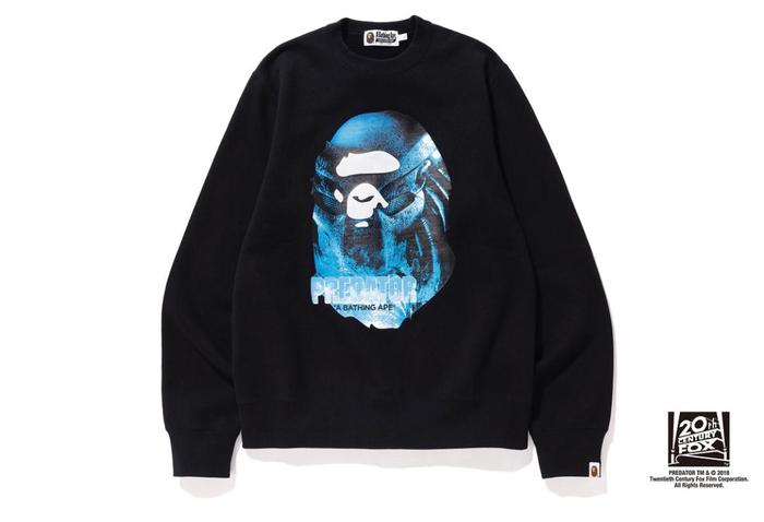BAPE PREDATOR APE HEAD CREWNECK AUTHENTIC ORIGINAL