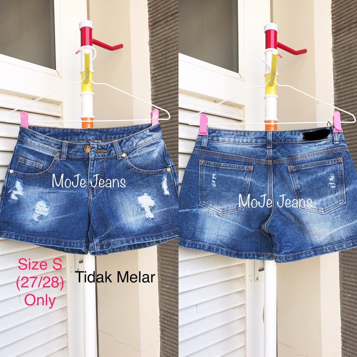Hotpants Jeans Anak Perempuan 11-14 th Ripped Jeans Pendek Anak Cewek