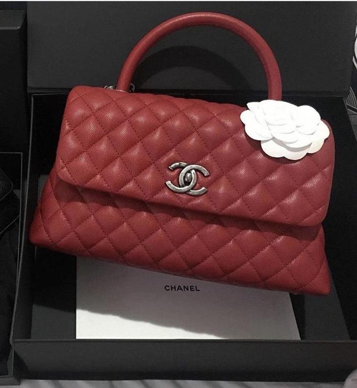 Preloved Chanel Coco Handle Red
