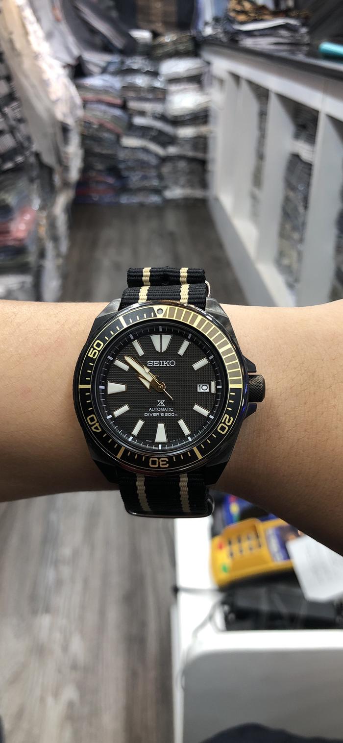 SEIKO SAMURAI WITH NATO STRAP