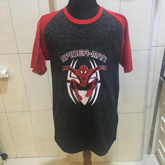 Kaos Spiderman ABG| Kaos Raglan Spiderman| Kaos Oblong Spiderman