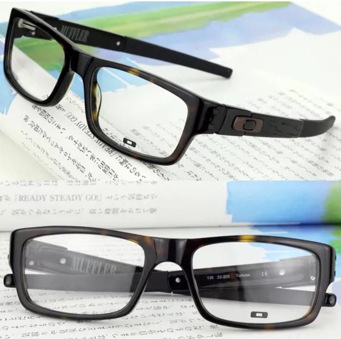 OAKLEY MUFFLER BLACK TORTOISE DIJAMIN ORIGINAL FRAME KACAMATA BACA