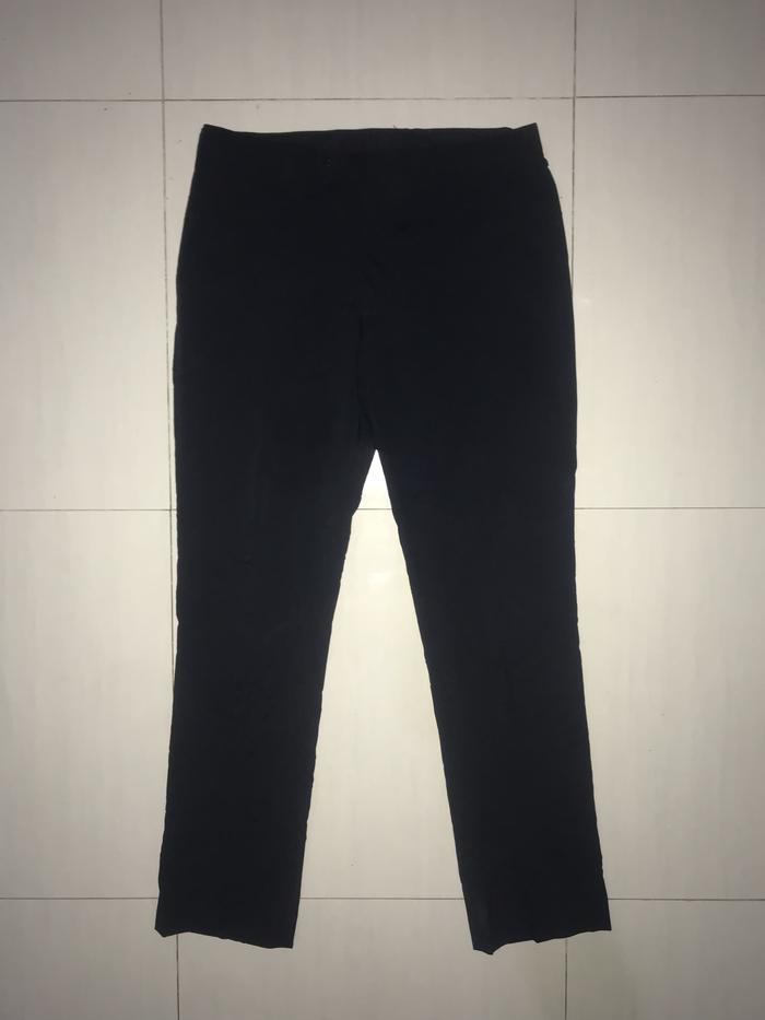 Celana kantor UNIQLO KANDO Navy Ankle Long Pants