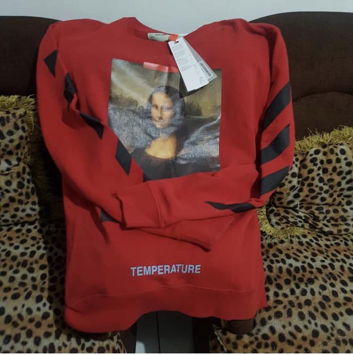 Hoodie Off White Temperature Monalisa Rare