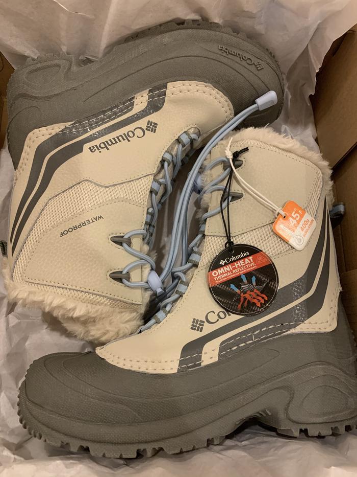 Columbia Bugaboot Omni-Heat OmniHeat Plus Boot Snow Winter Ski Boots size 35 Original