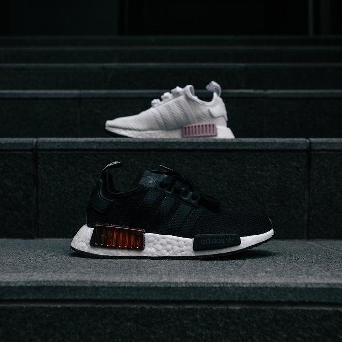 Adidas NMD R1 “Black/White/Gold & White Gold”