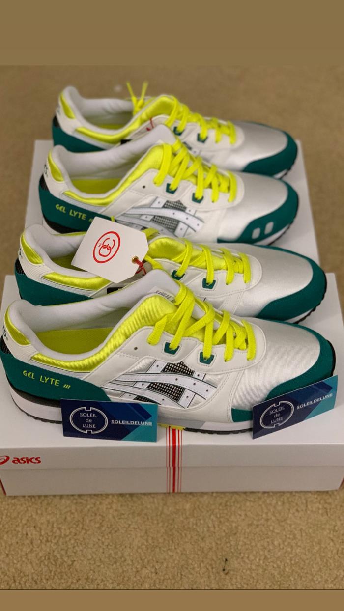 ASICS gel LYTE lll white - yellow