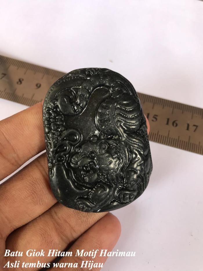 Batu Giok Hitam Macan 036