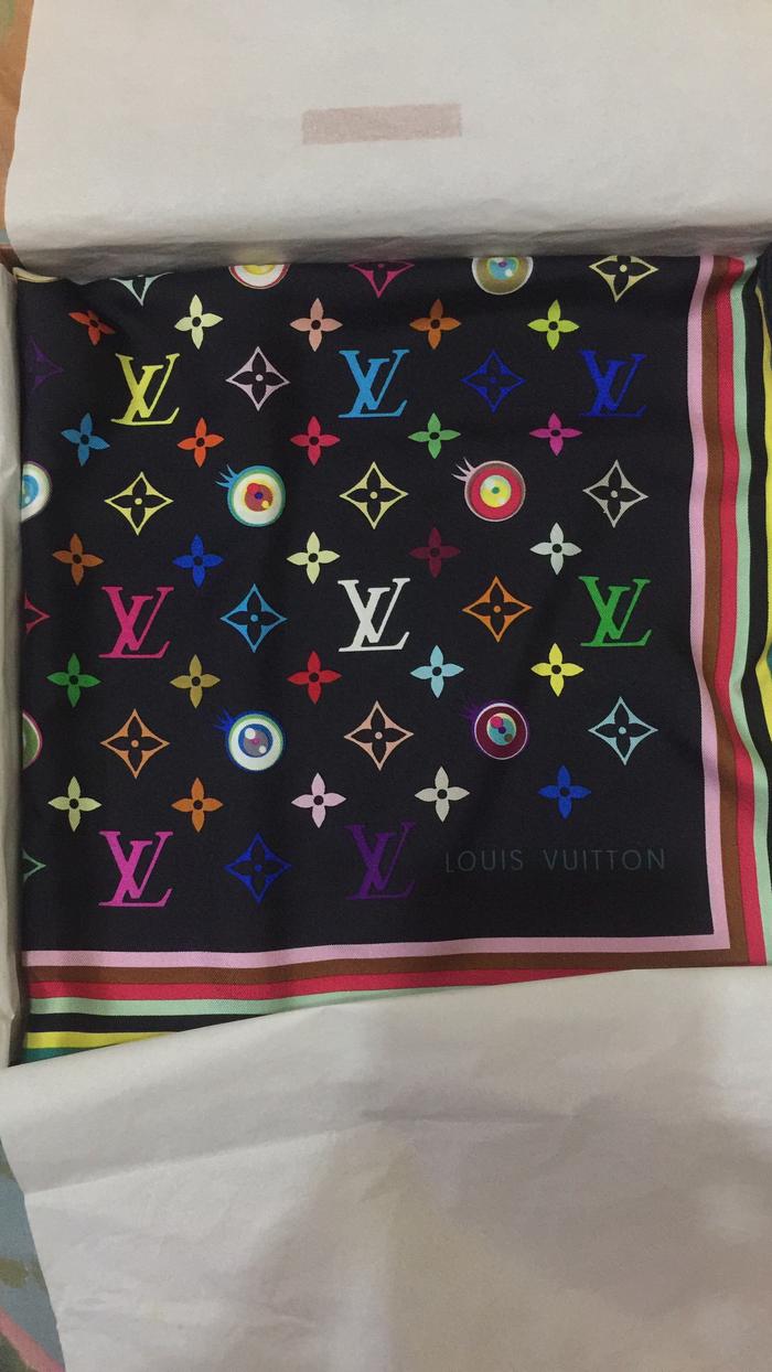 Scarf LV multicolor eyes limited edition original