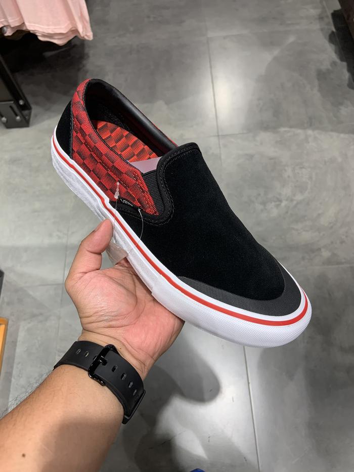Sepatu vans pro baker "rowan" slip on