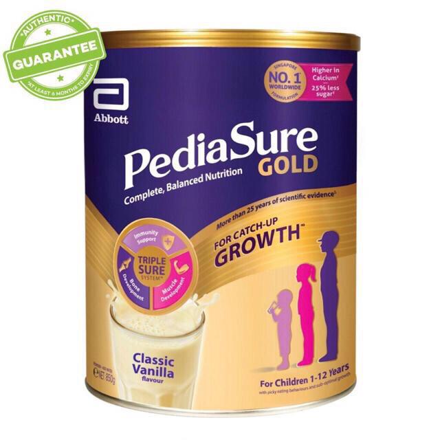 PediaSure GOLD TripleSure Milk Susu Formula Powder 850gr